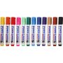 Whiteboardmarker 4 mm - Mixade frger - 12 st