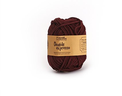 Amigurumi garn i bomull, chokladbrun, 27 g Amigurumi garn i bomull, chokladbrun, 27 g