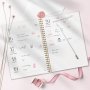 Kalender 24/25 - Life Planner Pink Horisontell