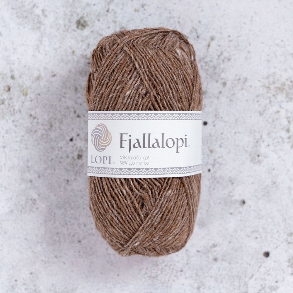 Bjergbrød 50g Moorit - Järbo Fjallalopi, Uldgarn, Garn, Strikke, hækle, knytte og væve