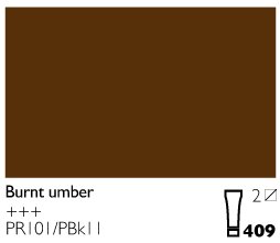 Cobra 40 ml-Brun Umbra - Oliefarver, Kunstnerfarver