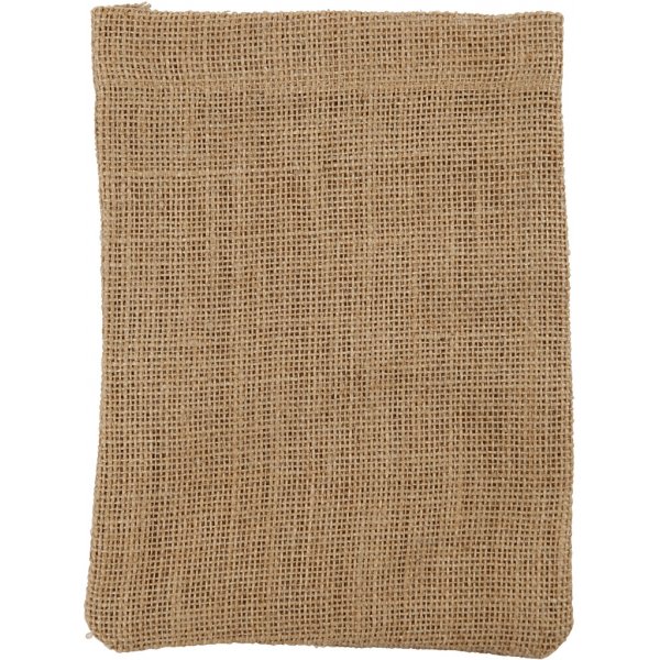 Påsar av jute - brun - 15 x 20 cm - 4 st Påsar av jute - brun - 15 x 20 cm - 4 st