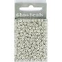 Rocaillepärlor 4 mm Silver 25 g Rocaillepärlor 4 mm Silver 25 g