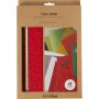 Dekorative gummiark Mykt skum Julefarger 14x25 cm 12 ark Dekorative gummiark Mykt skum Julefarger 14x25 cm 12 ark