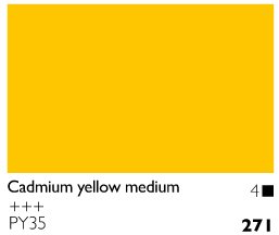 Cobra 40 ml-Cadmium mellemgul - Oliefarver, Kunstnerfarver