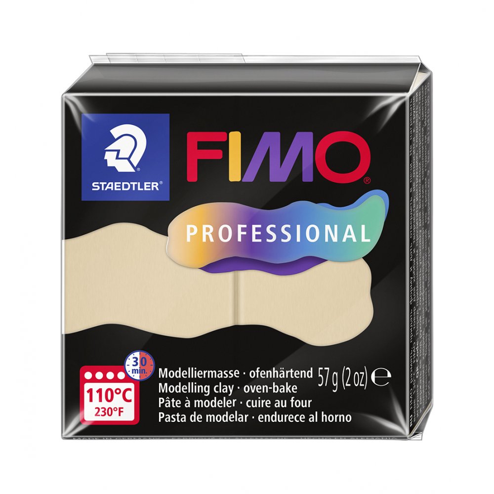 Modellervoks Fimo Professional 57 g - Champagne - Fimolera, Modellere, Hobbyartikler til børn, Hobbymateriale, Håndværk