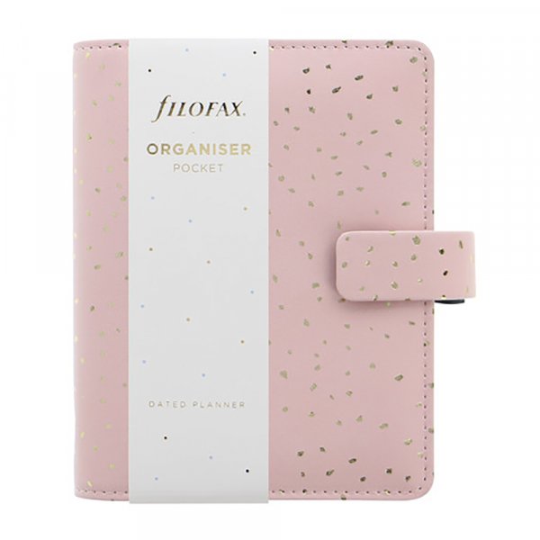 System Calendar Filofax Pocket - Confetti Rose Quartz