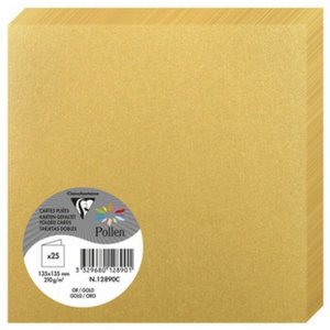 Pollen Dubbelkort 135x135 - 25-pack - Guld