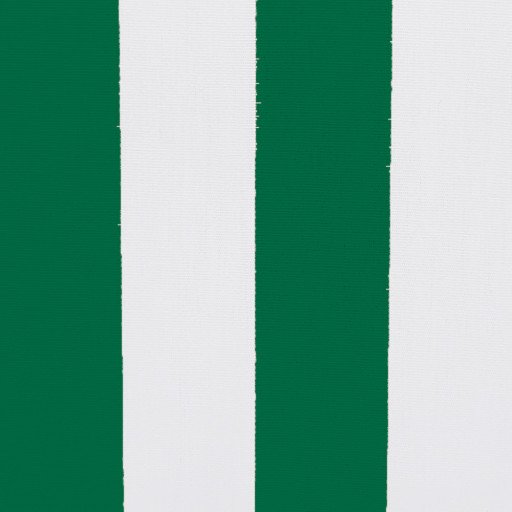 Markisestof Caribien Stripe - 507 - Grøn - Markisestof, Stof