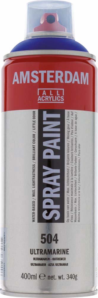 Amsterdam Spray 400 ml - Ultramarine - Spraydåser, Spraymaling, Hobbyfarve