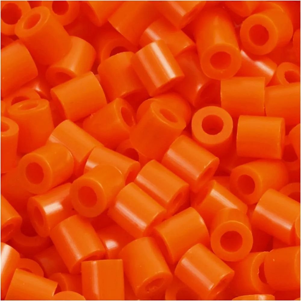 NABBI PhotoPearls - Orange Clear (13) - 1100 stk - Photo Pearls, Perler & perleplader, Håndværk