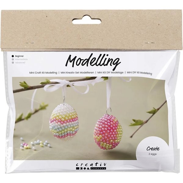 Mini DIY Kit Modellera, pastellfrger, Prlgg