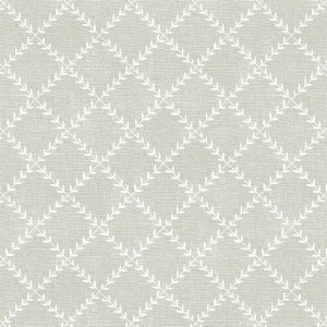 Vaxduk med Leafy motiv - Linne/gr�n