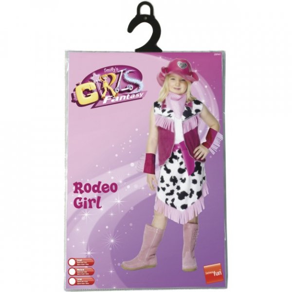 Rodeo tjej maskeraddräkt - Ålder 4-6 år Rodeo tjej maskeraddräkt - Ålder 4-6 år