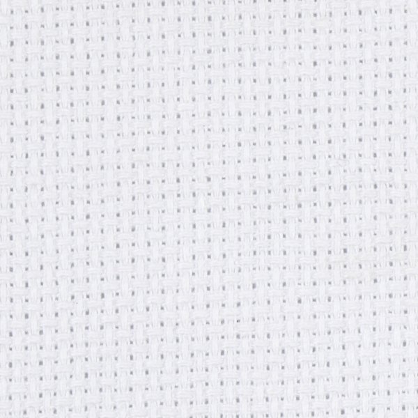 Aida broderiväv extra mjuk - vit - 50x50 cm, 70 rutor per 10 cm Aida broderiväv extra mjuk - vit - 50x50 cm, 70 rutor per 10 cm