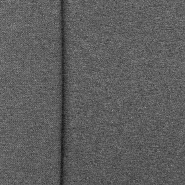 French Terry- Uni II - Grey Melange - Jersey stof, Beklædningsstoffer, Stof