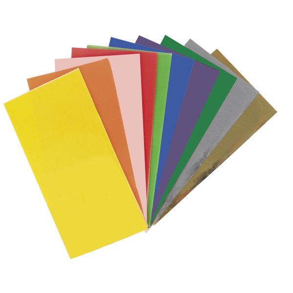 Färgglada vaxark för utklipp 6,5 x 15 cm, 10-pack Färgglada vaxark för utklipp 6,5 x 15 cm, 10-pack