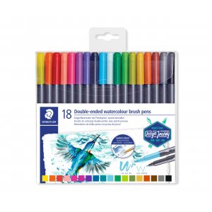 Dobbeltsidede akvarelblyanter Design Journey - 18 blyanter