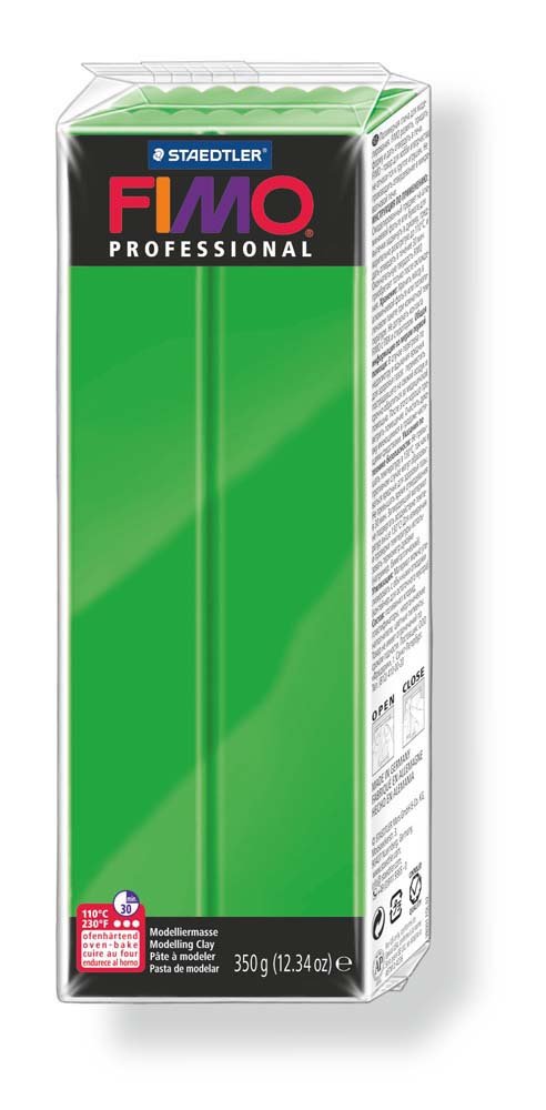 Fimo Pro 350g - grön - Fimolera, Modellera, Pyssel för barn, Hobbymaterial, Pyssla