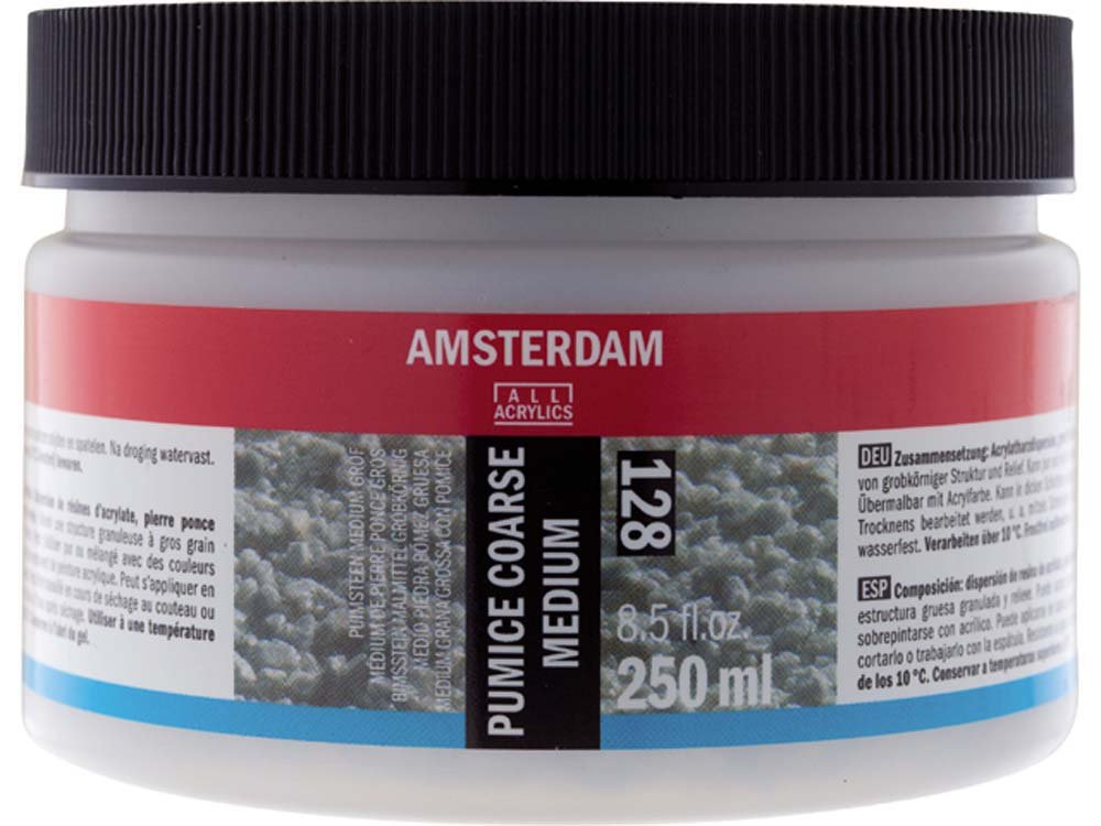 Pimpsten medium Amsterdam Grov - 250 ml - Akrylmedier, Malermedium, Fernis og kunstner medier til kunstmaling