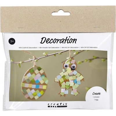 Mini DIY Kit Dekoration, gg och kyckling
