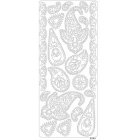 Peel offs - Stora Paisley Silver