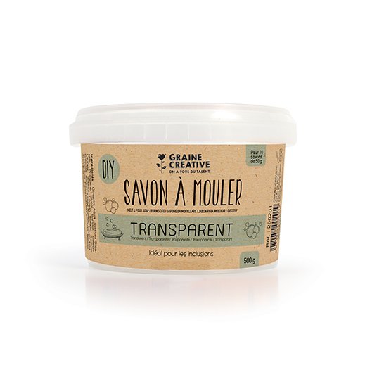 Transparent tvåltvålblock 500 g Transparent tvåltvålblock 500 g