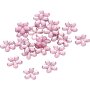 Dekorationsblommor i plast 1,2 cm, 120-pack