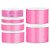 Satinband - 25 m - Rosa - Bredd: 3 mm