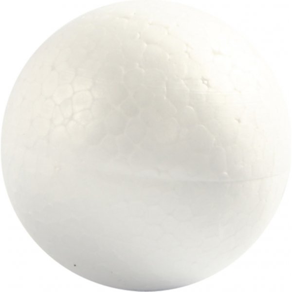 Kulor av frigolit - vit - Ø5 cm - 5 st Kulor av frigolit - vit - Ø5 cm - 5 st