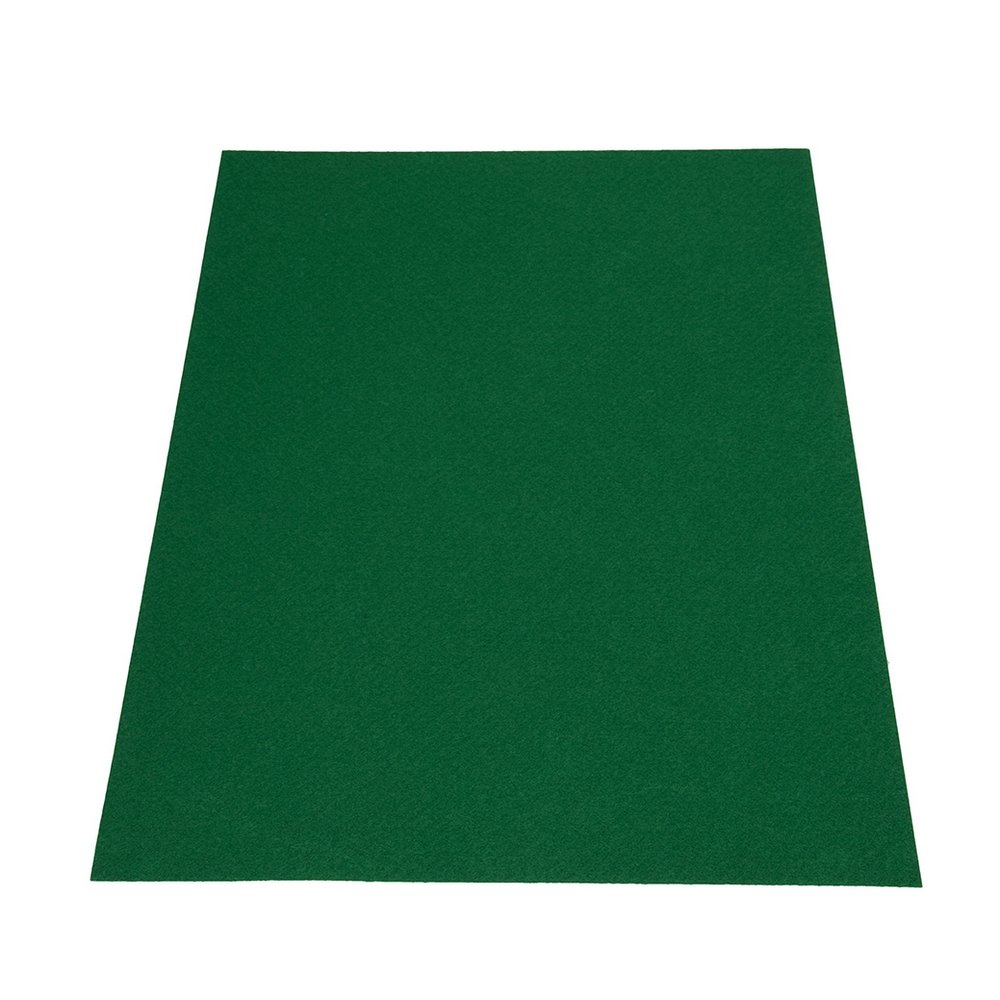 Hobbytæppe 30 x 45 cm x 1,8 mm - Grøn 1 stk. 30% Uld 70% viskose-270g/m² - Hobbyfilt, Filt & filtark, Stof
