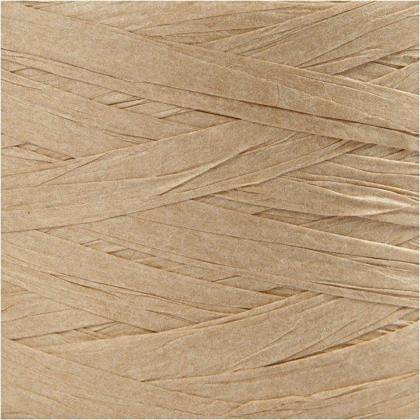 Raffia Pappersgarn - sand - 100 m Raffia Pappersgarn - sand - 100 m