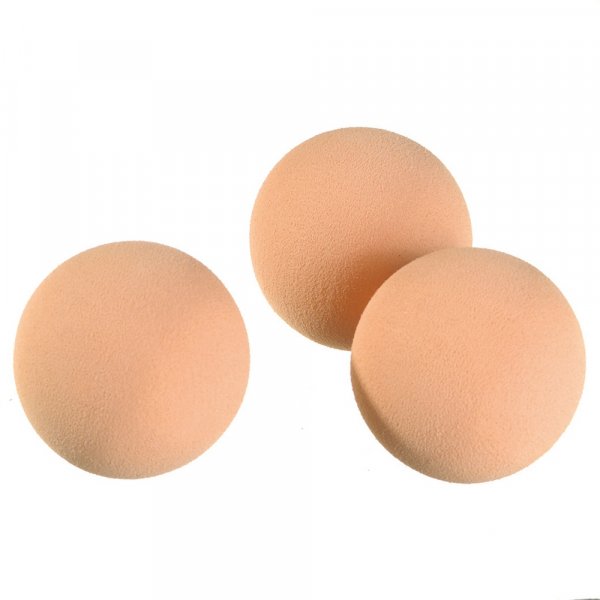 Kugler af gummiskum 50 mm 3-pak - Beige