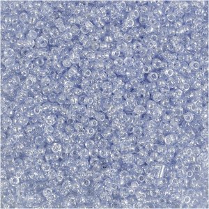 Rocaillepärlor 1,7 mm Ljusblå 25 g Rocaillepärlor 1,7 mm Ljusblå 25 g