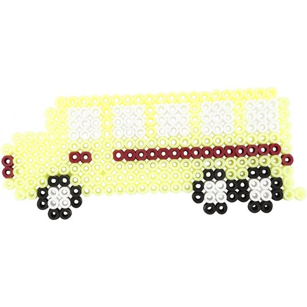 Pärlplattor - bil - flygplan - båt - traktor - buss och cykel - 6 st Pärlplattor - bil - flygplan - båt - traktor - buss och cykel - 6 st