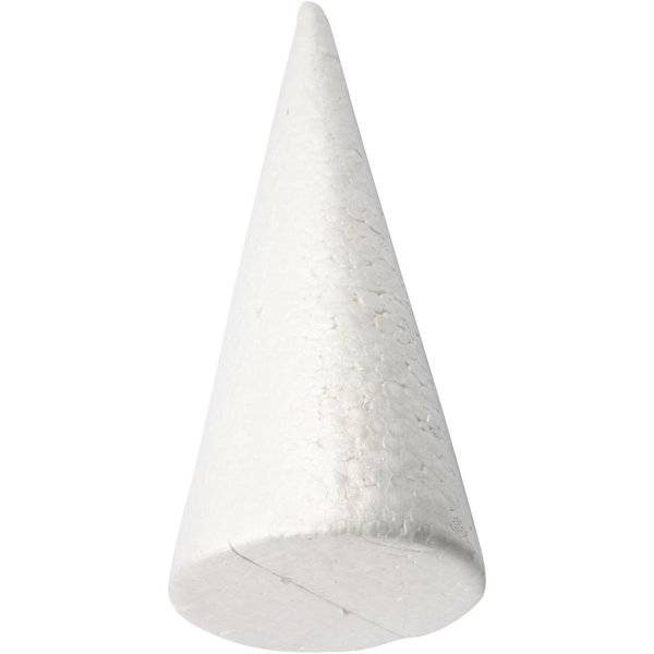 Kägla frigolit 35 cm Vit Kägla frigolit 35 cm Vit