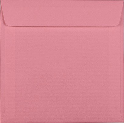 Papperix Firkantede kuverter - 5-pak - Pink - Kuvert 165x165, Kuvert, Kort & kuvert, Scrapbooking, Håndværk