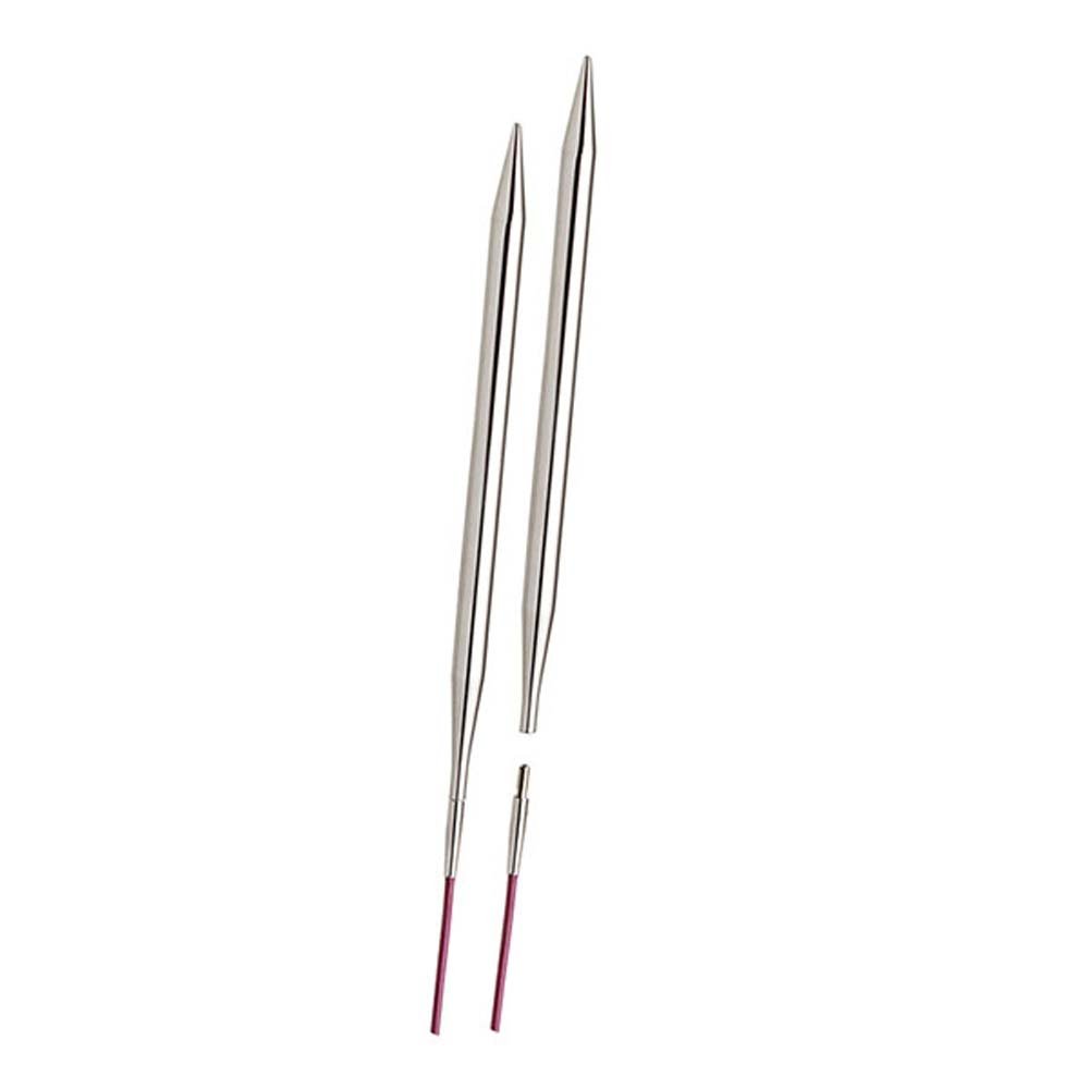 Endepinde Nova Metal - Kort/4,50 mm - Endepinde, Strikkepinde, Strikning, Strikke, hækle, knytte og væve