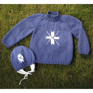Strikkeopskrift - Tunika, sweater, huer og handsker