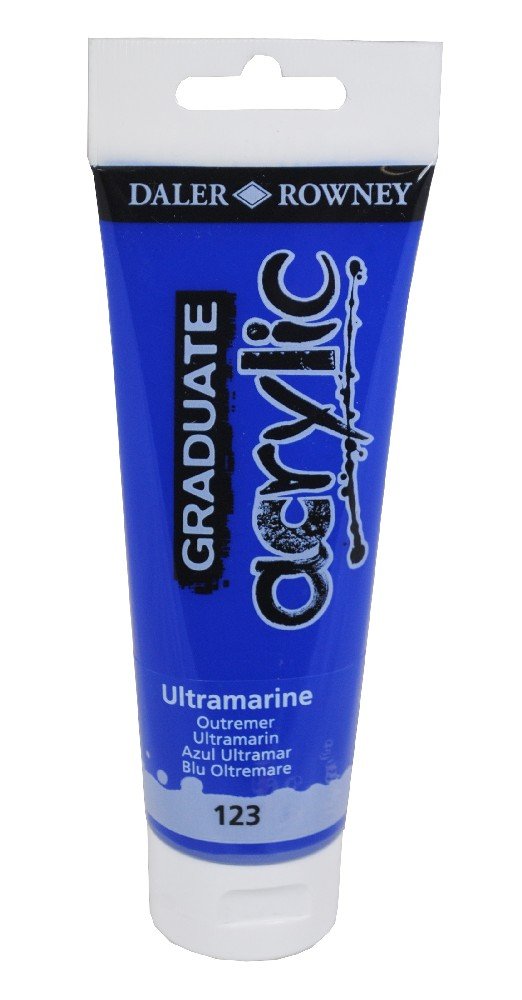Akrylfärg Graduate 120 ml - Ultramarine blue - Akrylfärger, Konstnärsfärger