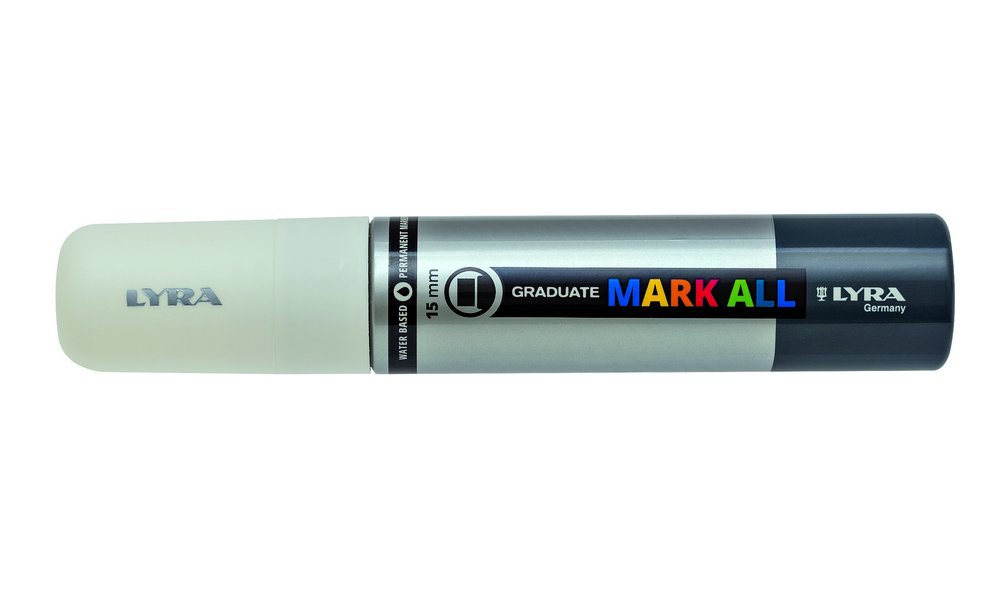 Mark All 15 mm Hvid - Lyra Mark All, Markers, Penne, Penne, kridt & tusch