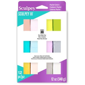 Sculpey Lera Multipack 12x 28g - Pastel
