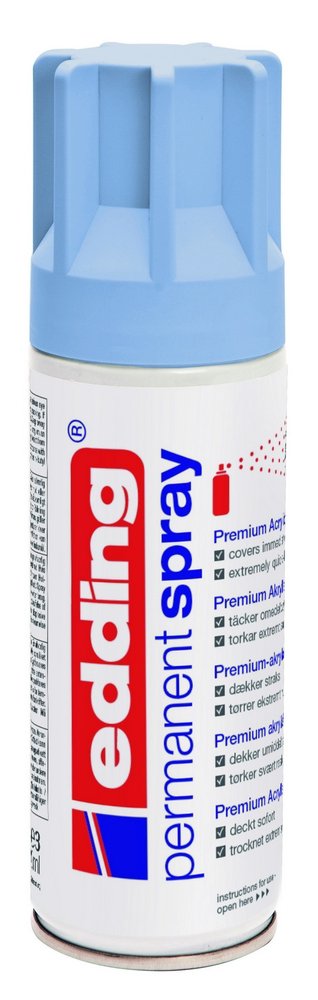 Edding Spray 200 ml - Blossom Blue - Spraydåser, Spraymaling, Hobbyfarve