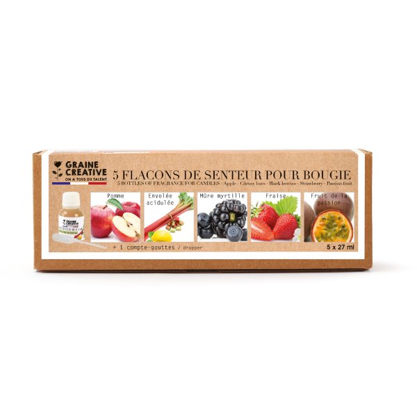 Doftoljor för ljus 5 x 27 ml – frukt Doftoljor för ljus 5 x 27 ml – frukt