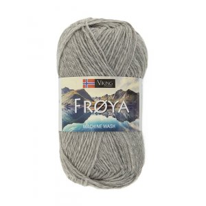 Viking garn Frya 50g - Ljusgr (203)