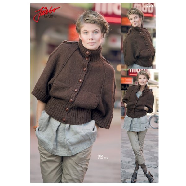 Strikkemnster - Uniforminspirert cardigan