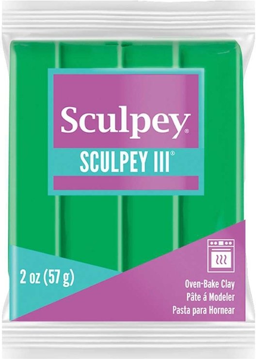 Clay Sculpey III 57g - Emerald 323 - Ovnhærdende ler, Modellere, Hobbyartikler til børn, Hobbymateriale, Håndværk