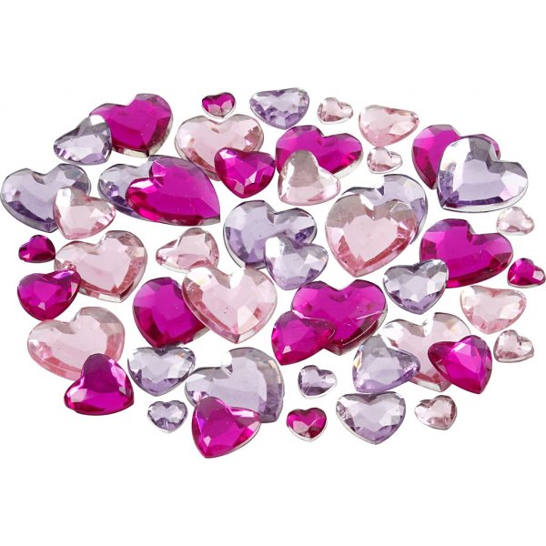 Rhinestones - lila - 6+10+14 mm - 252 st Rhinestones - lila - 6+10+14 mm - 252 st