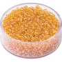 Glasp�rlor BohemRocaille 2,5 mm aprikos, 17 g