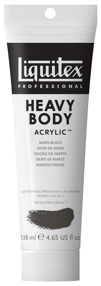 Akrylfärg Heavy Body Liquitex 138 ml - 244 Ivory black - Akrylfärger, Konstnärsfärger